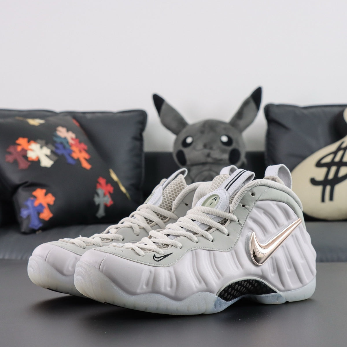 NIKE AIR  Foamposite Vast Grey / Black
