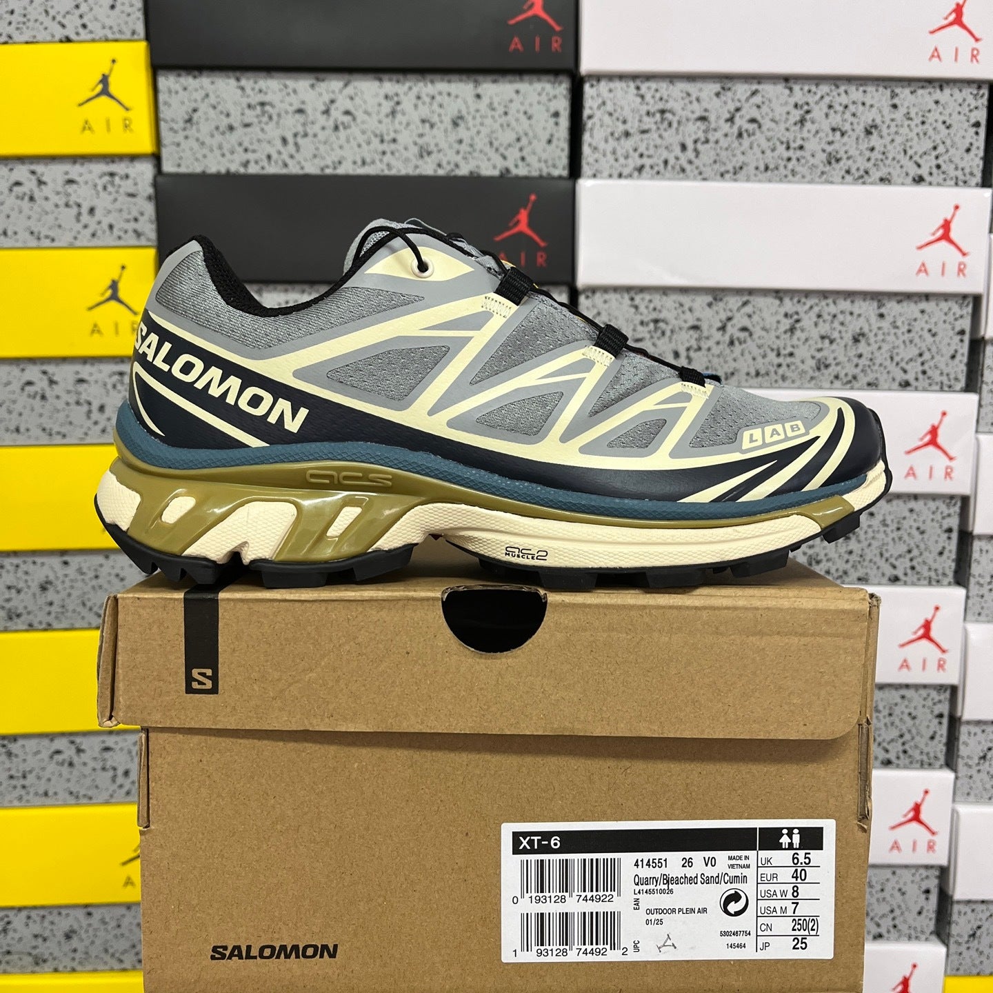 SALOMON-XT-6 'Bleached Sand Cumin'