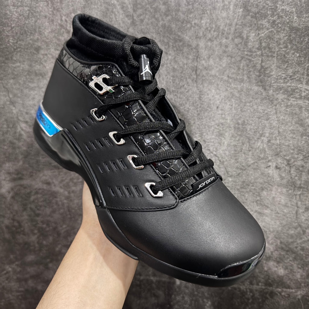 Jordan 17 Low 'Black Chrome'