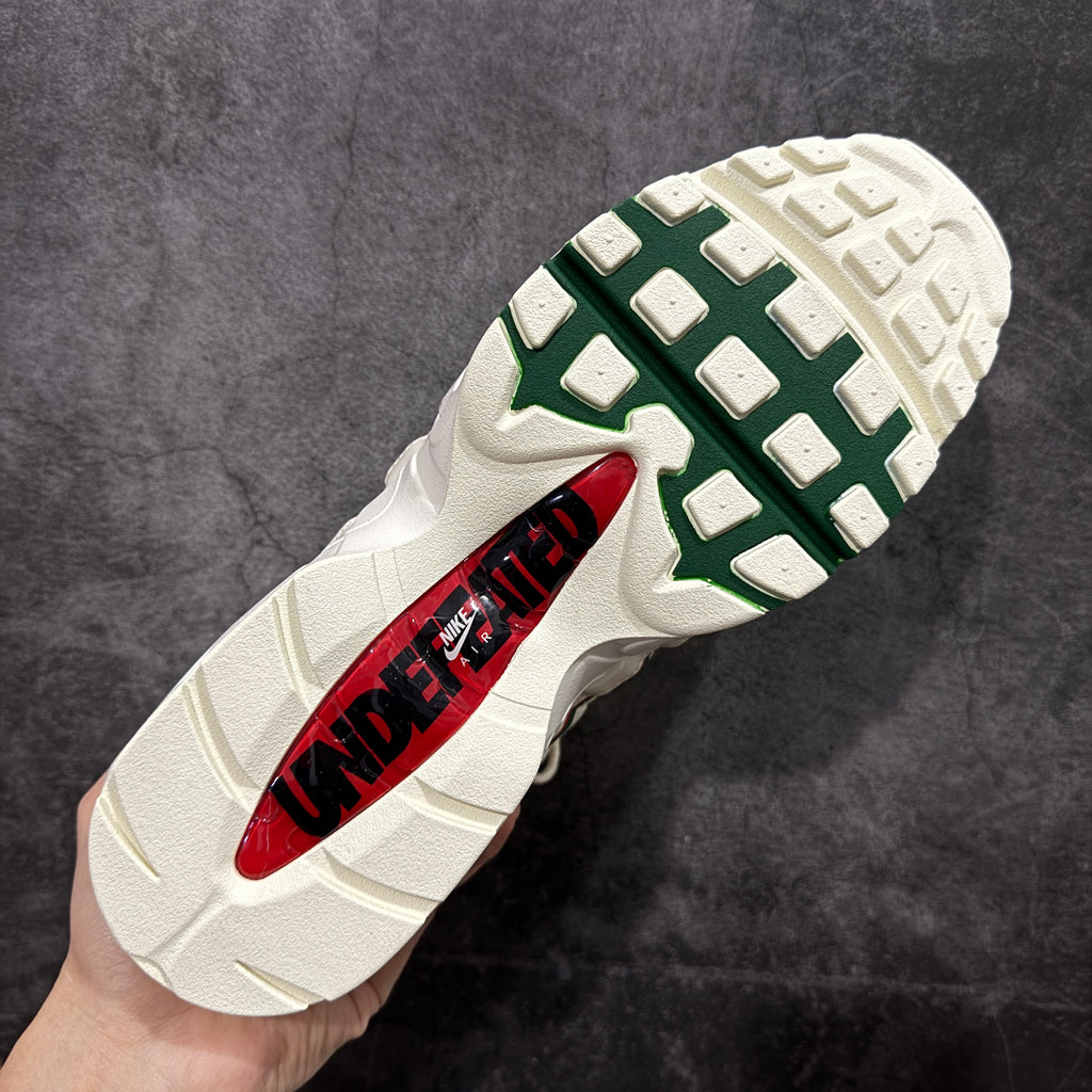 Nike Air Max 95 x Undefeated 'Sail Green Red'