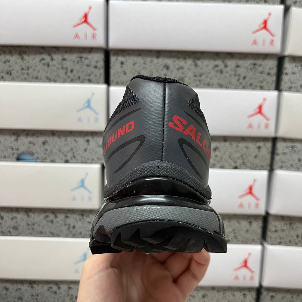 SALOMON-XT-6 JJJJound 'Black Fiery Red'
