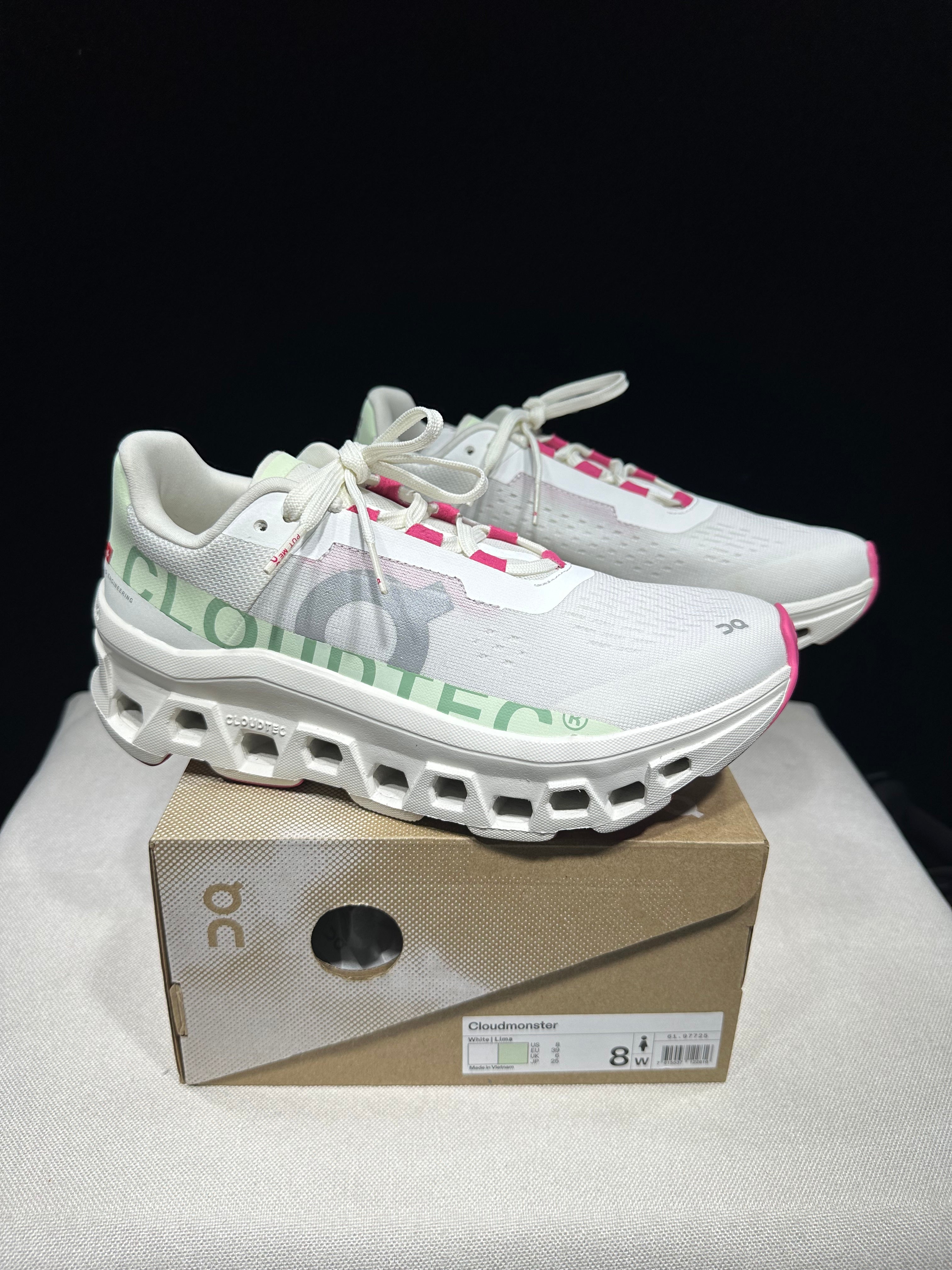 ON - Cloudmonster 'White | Lima'