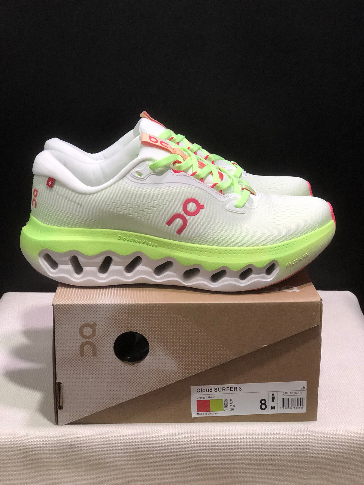 ON - CLOUDSURFER 3 ORANGE GREEN
