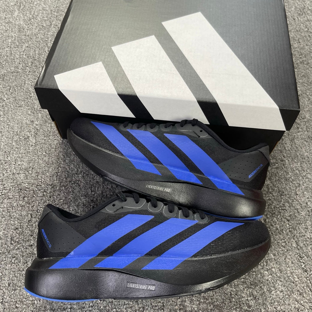 adidas Adizero Evo SL Core Black / Lucid Ray Blue
