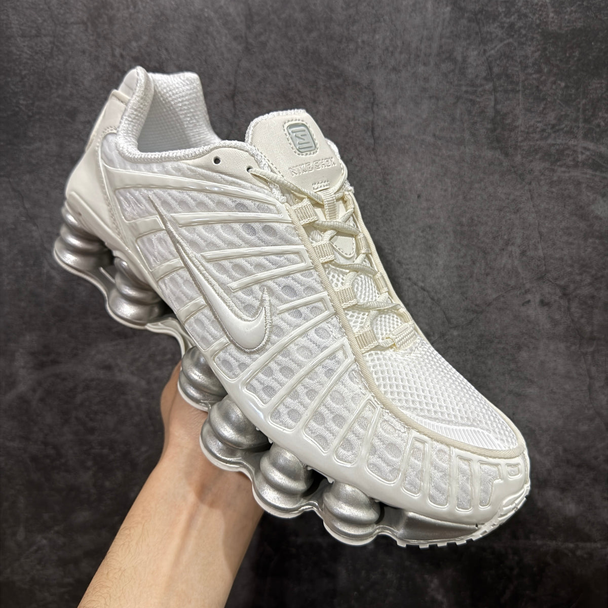 NIKE SHOX TLX White Photon Dust
