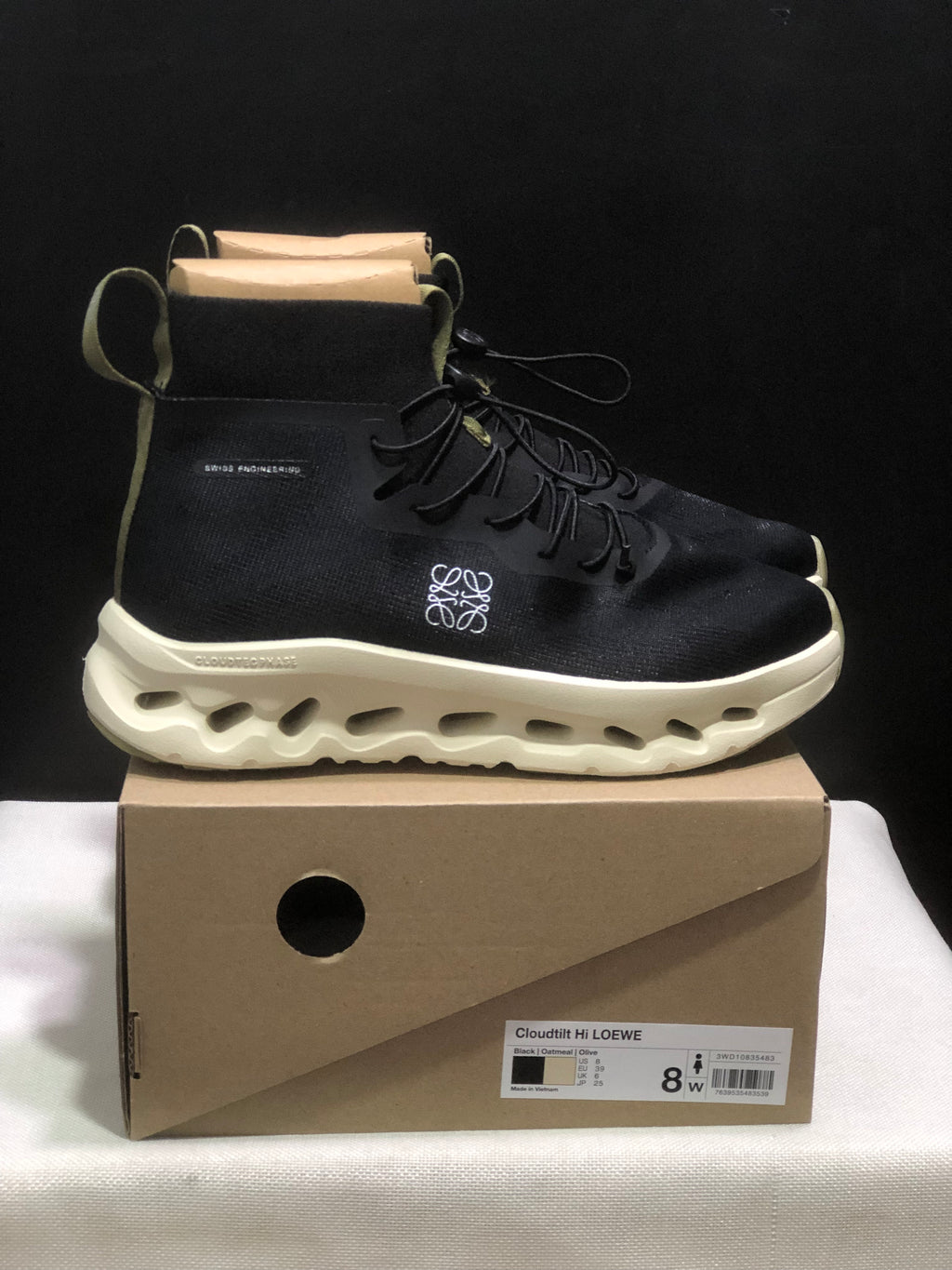 ON - CLOUDTILT HIGH LOEWE Black Oatmeal Olive
