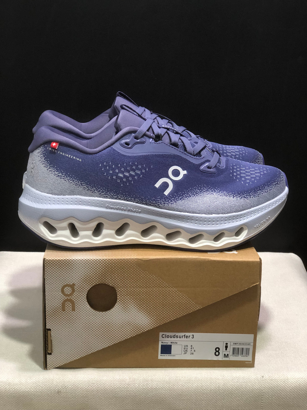 ON - CLOUDSURFER 3 NAVY WHITE