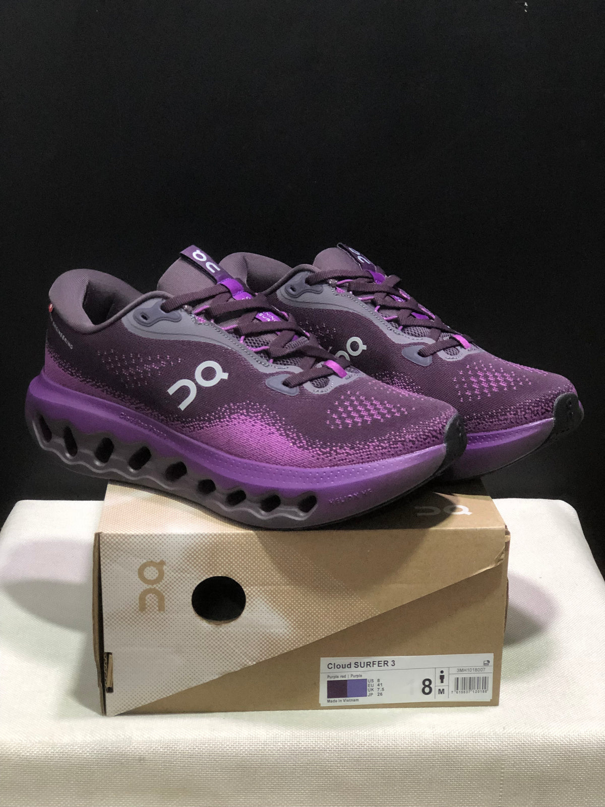 ON - CLOUDSURFER 3 PURPLE RED