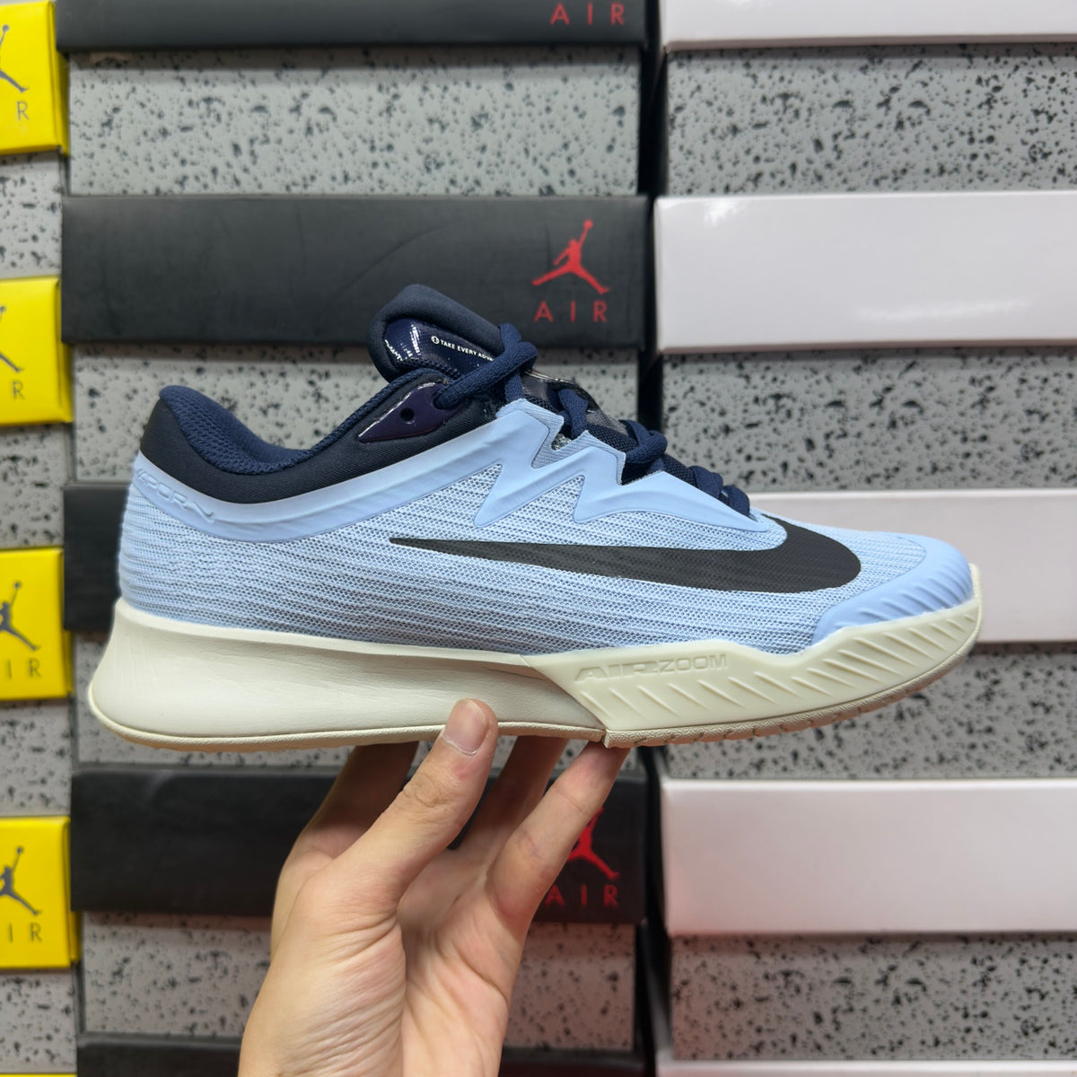 NIKE COURT AIR ZOOM VAPOR PRO 3 HC Psychic Blue Midnight Navy