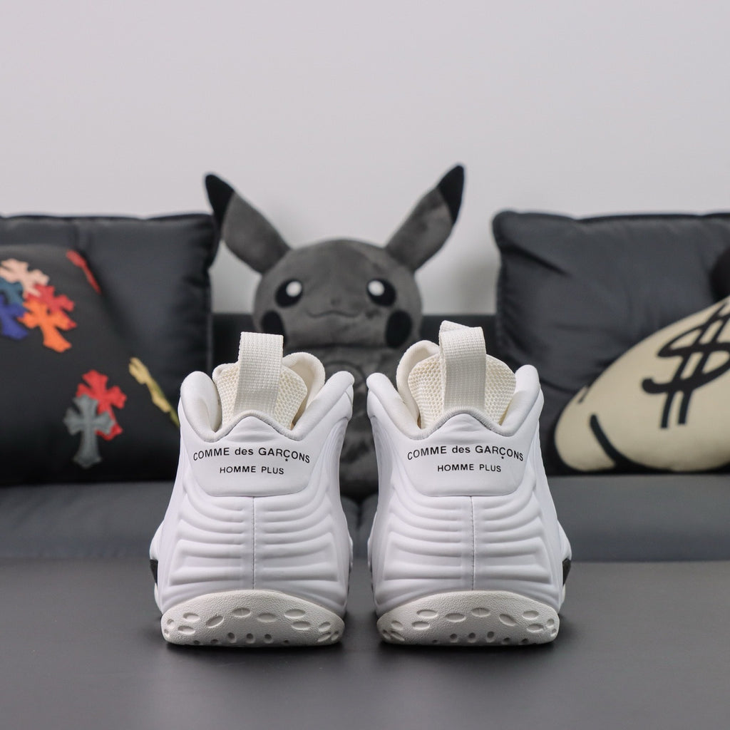 NIKE AIR FOAMPOSITE One Comme des Garcons Homme Plus White