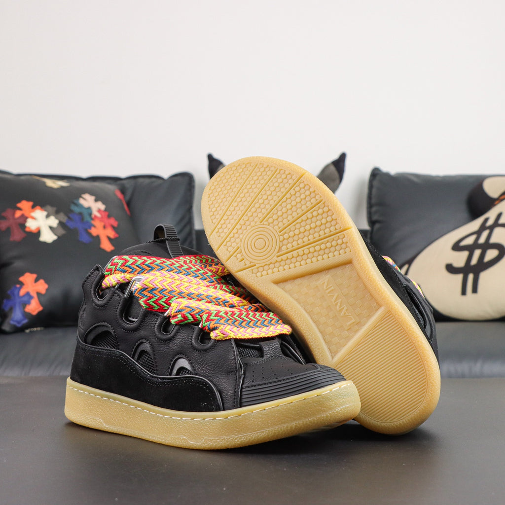 LANVIN CURB SNEAKER Black Gum