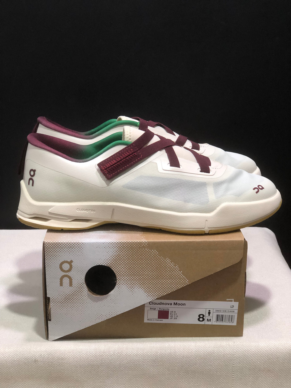 ON - CLOUDNOVA X ZENDAYA BEIGE BURGUNDY