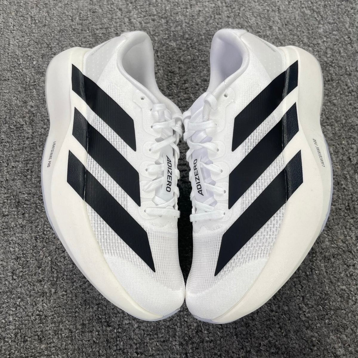 adidas Adizero Evo SL Cloud White and Core Black
