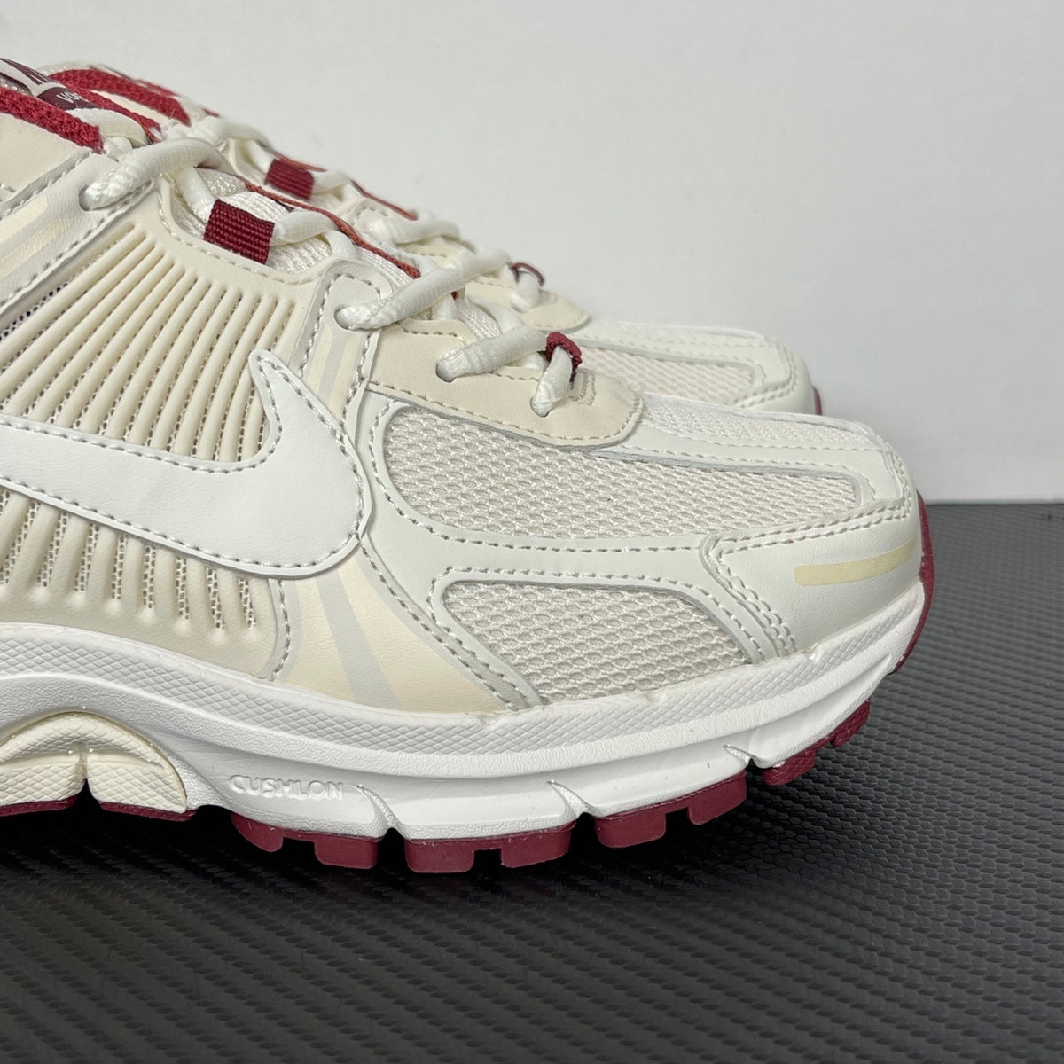 NIKE AIR ZOOM VOMERO 5 "Valentine's Day" Coconut Milk, White, Dragon Red, and Soft Pink