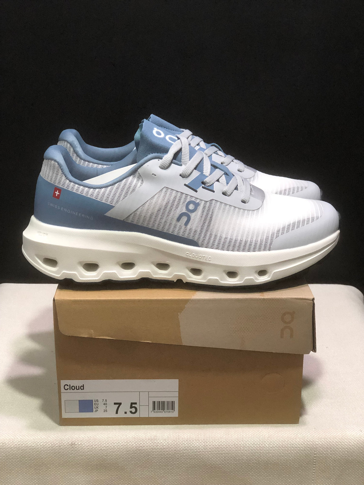 ON - CLOUDVISTA 2 blue and white mesh upper