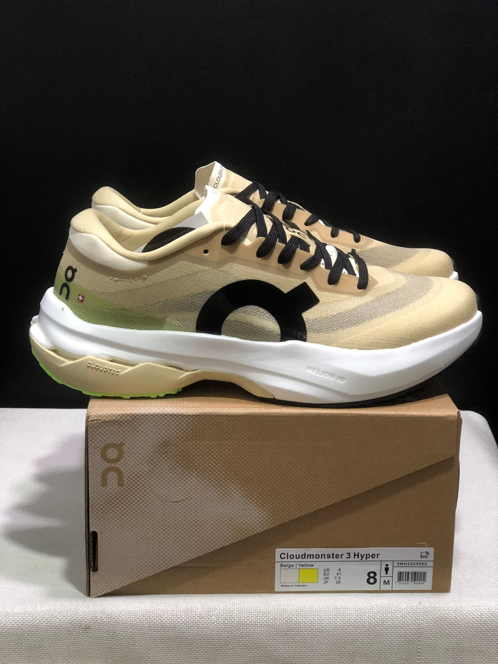ON - CLOUD BOOM RUNNING BEIGE YELLOW