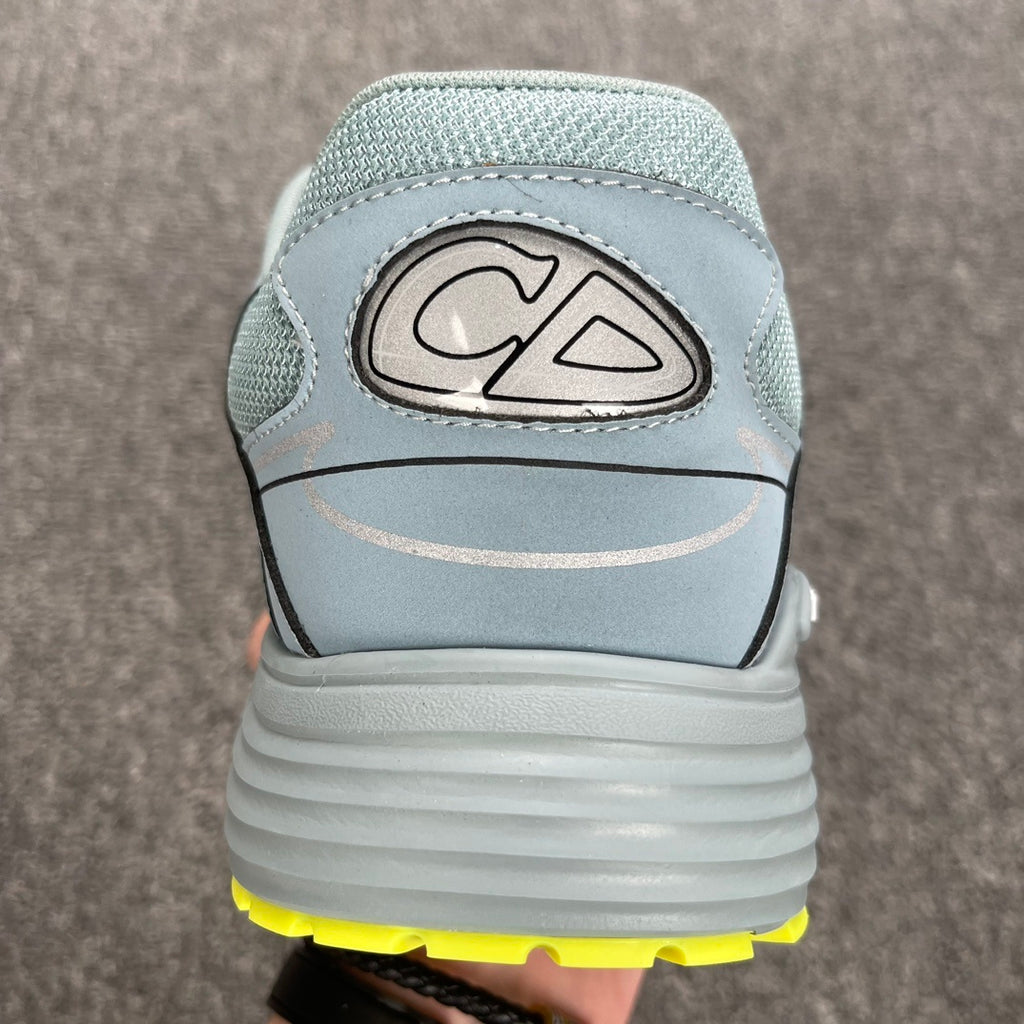 DIOR B30 SNEAKER Reflective CD30 - Blue Neon Yellow