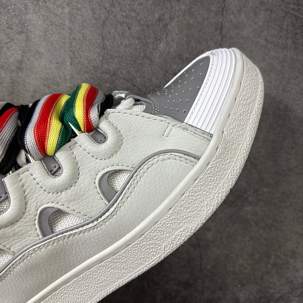 LANVIN CURB SNEAKER white and multicolor