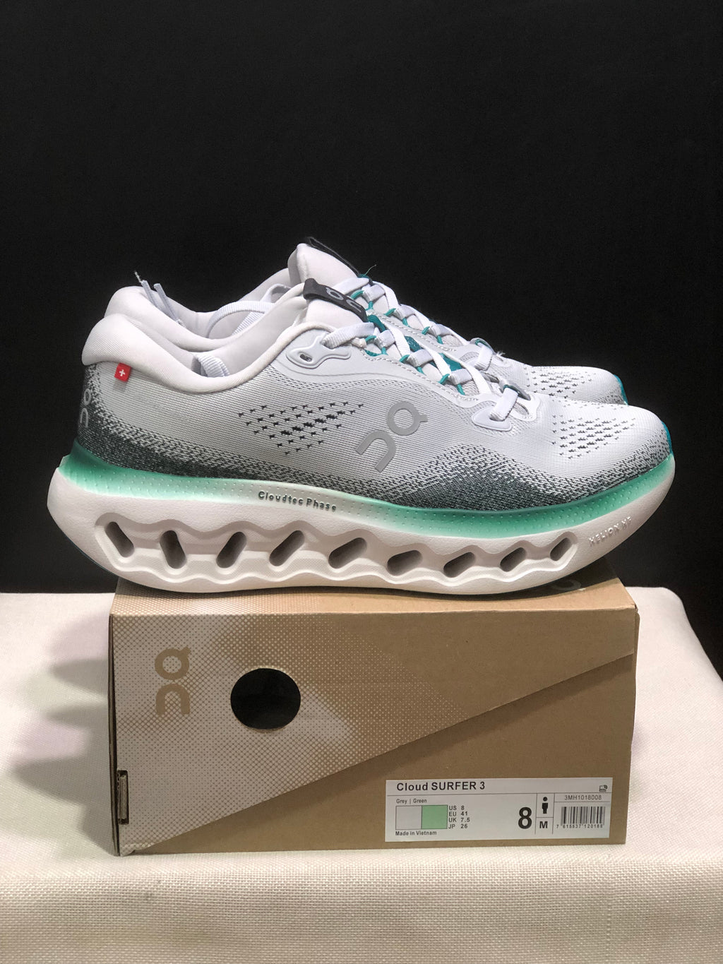 ON - CLOUDSURFER 3 GREY GREEN