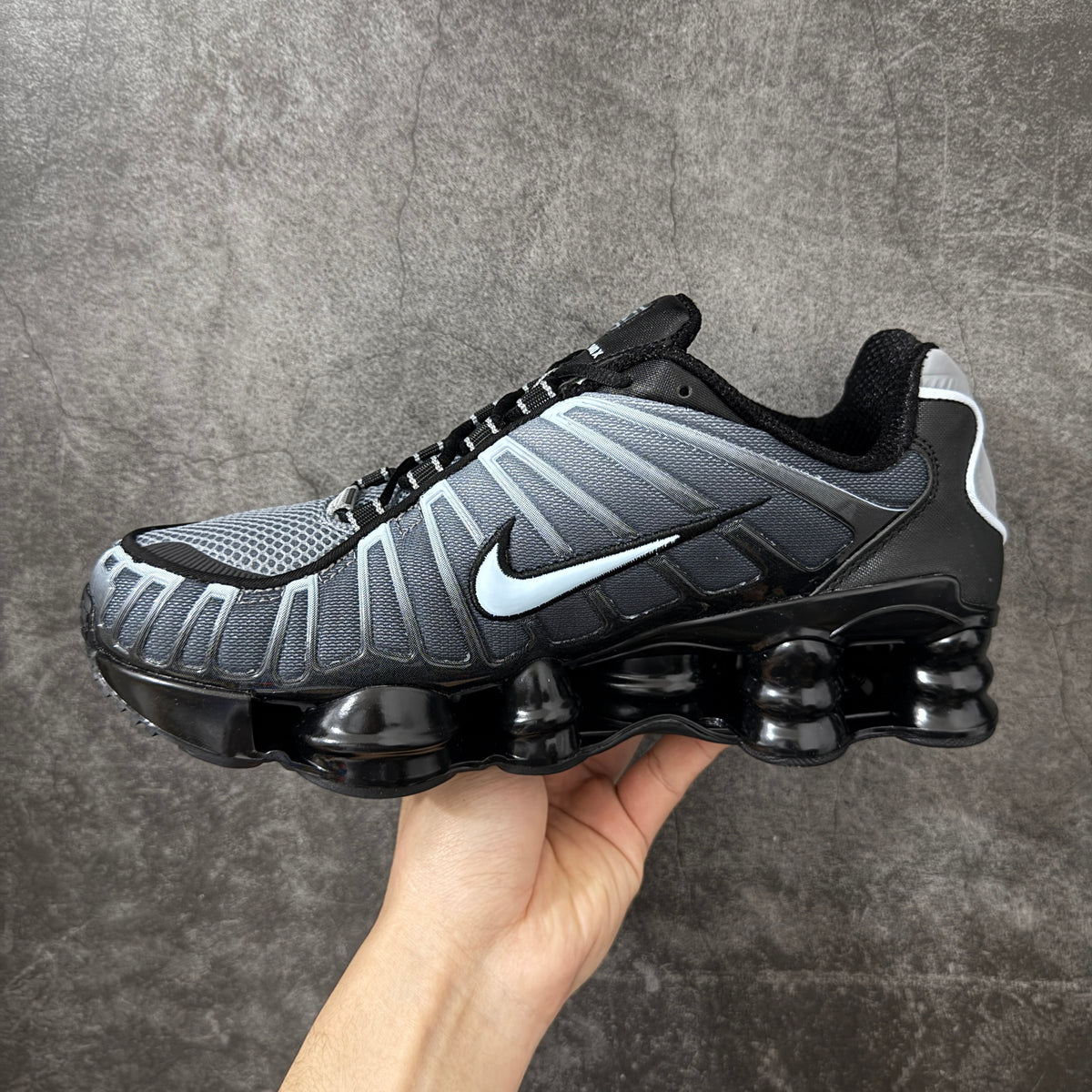 NIKE SHOX TLX Black Pure Platinum