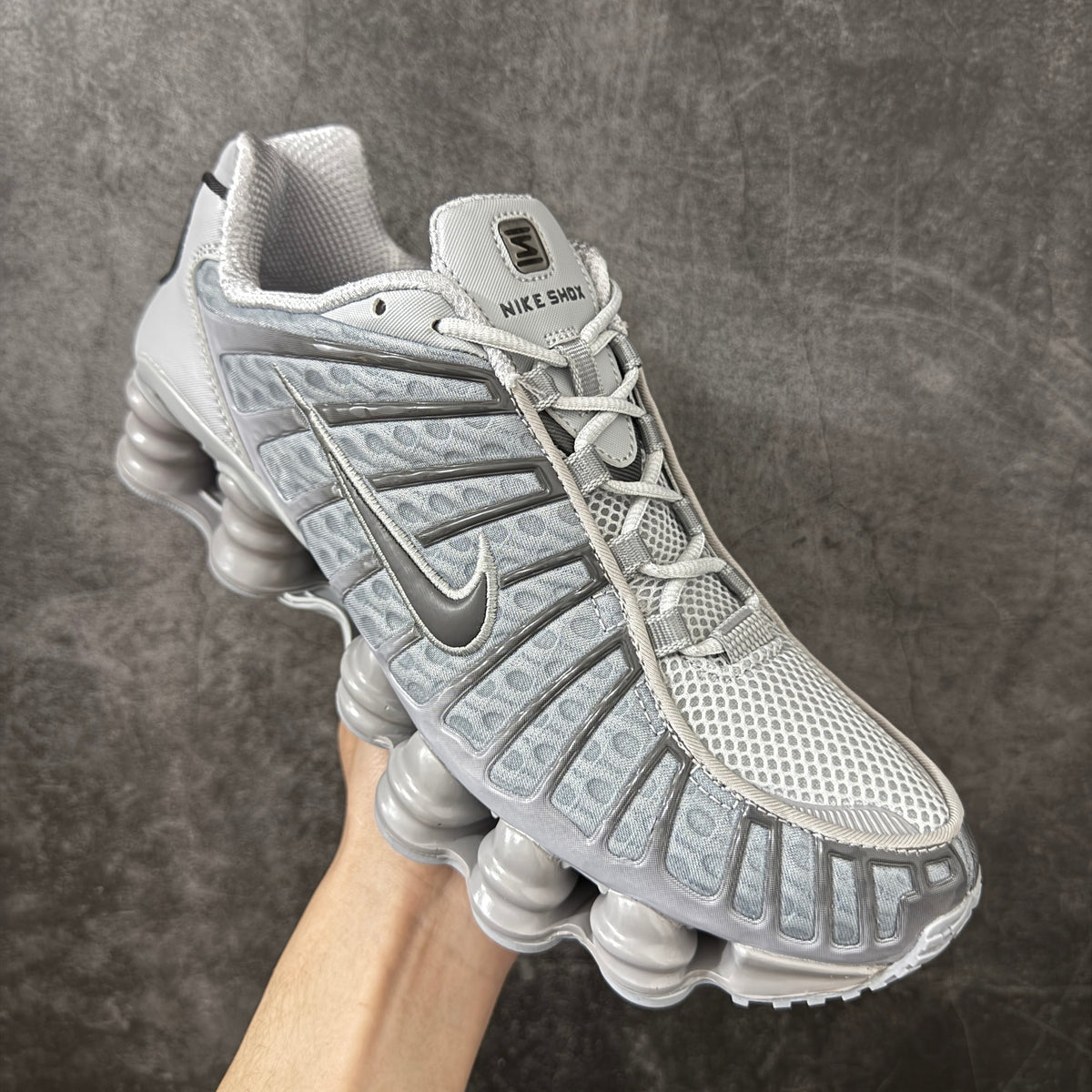 NIKE SHOX TLX Wolf Grey Iron Grey