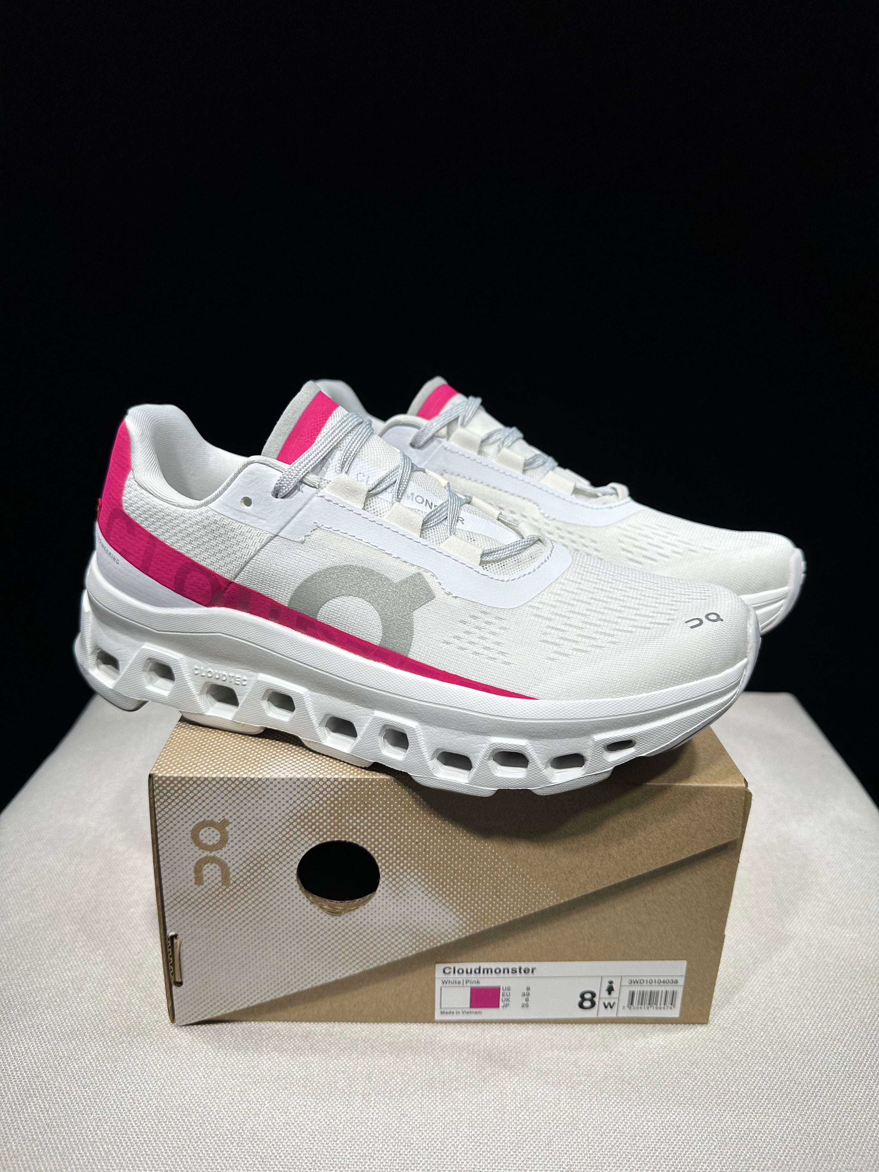 ON - Cloudmonster 'Ivory | Grenadine'
