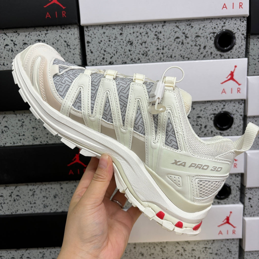 SALOMON-XA Pro 3D Panhui 'Vanilla Ice Rainy Day Fiery Red'