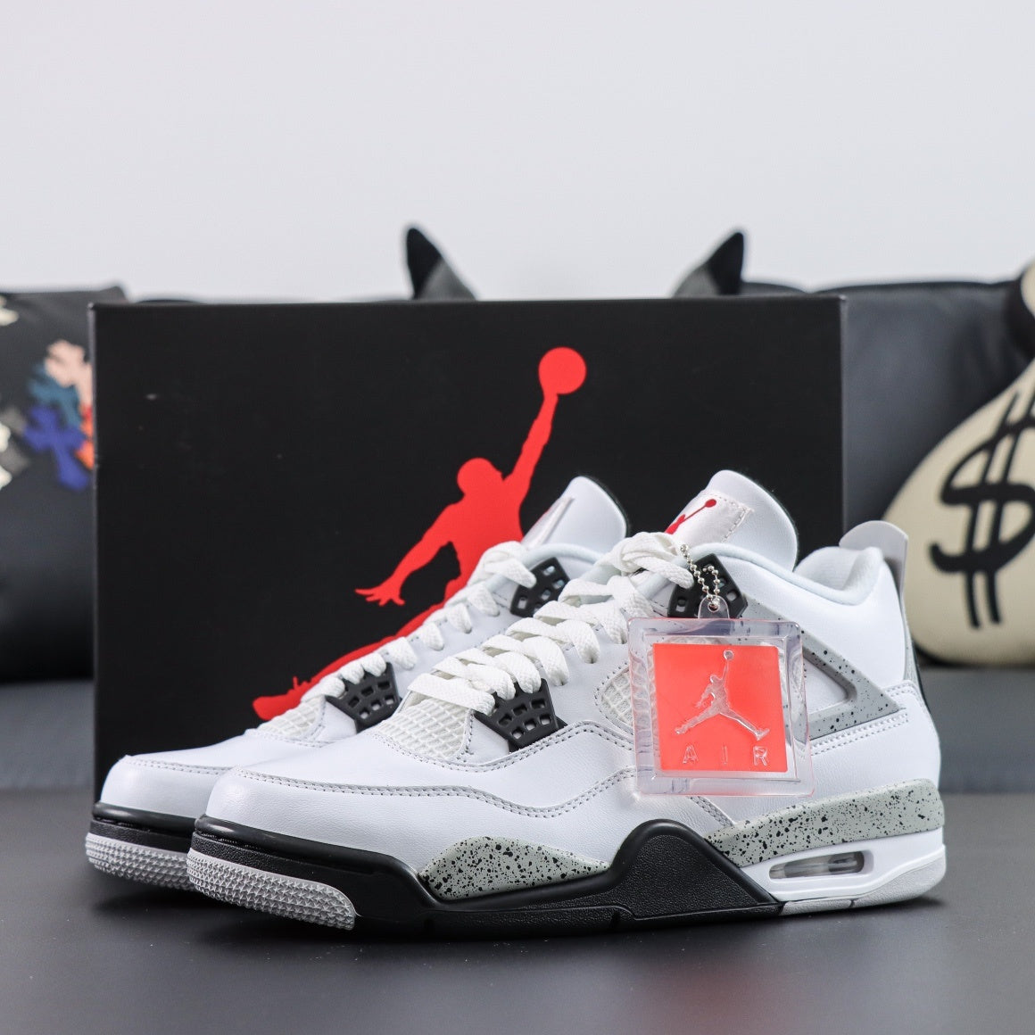 Jordan 4 Retro 'White Cement'