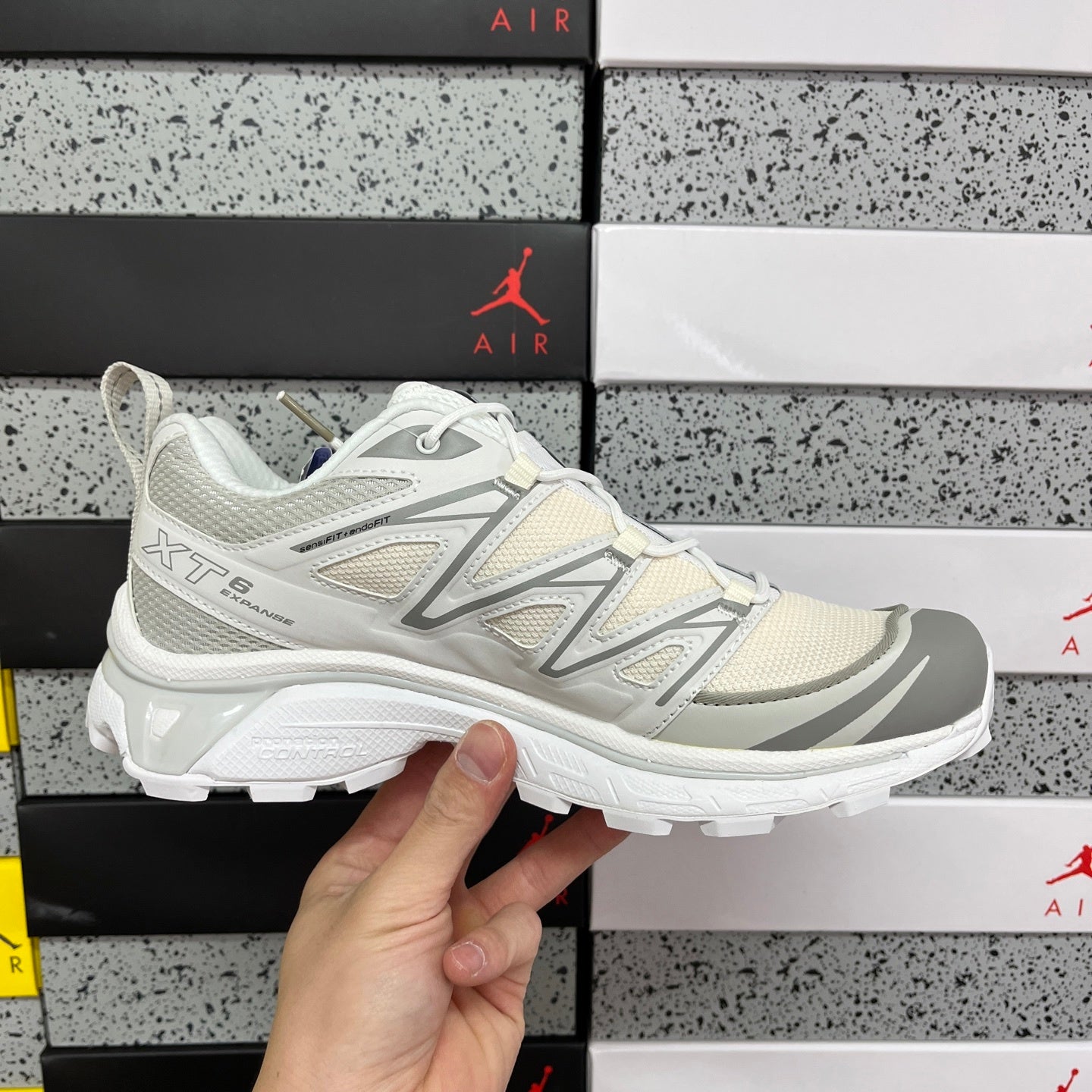 SALOMON-XT-6 Expanse 'Vanilla Ice White Alloy'