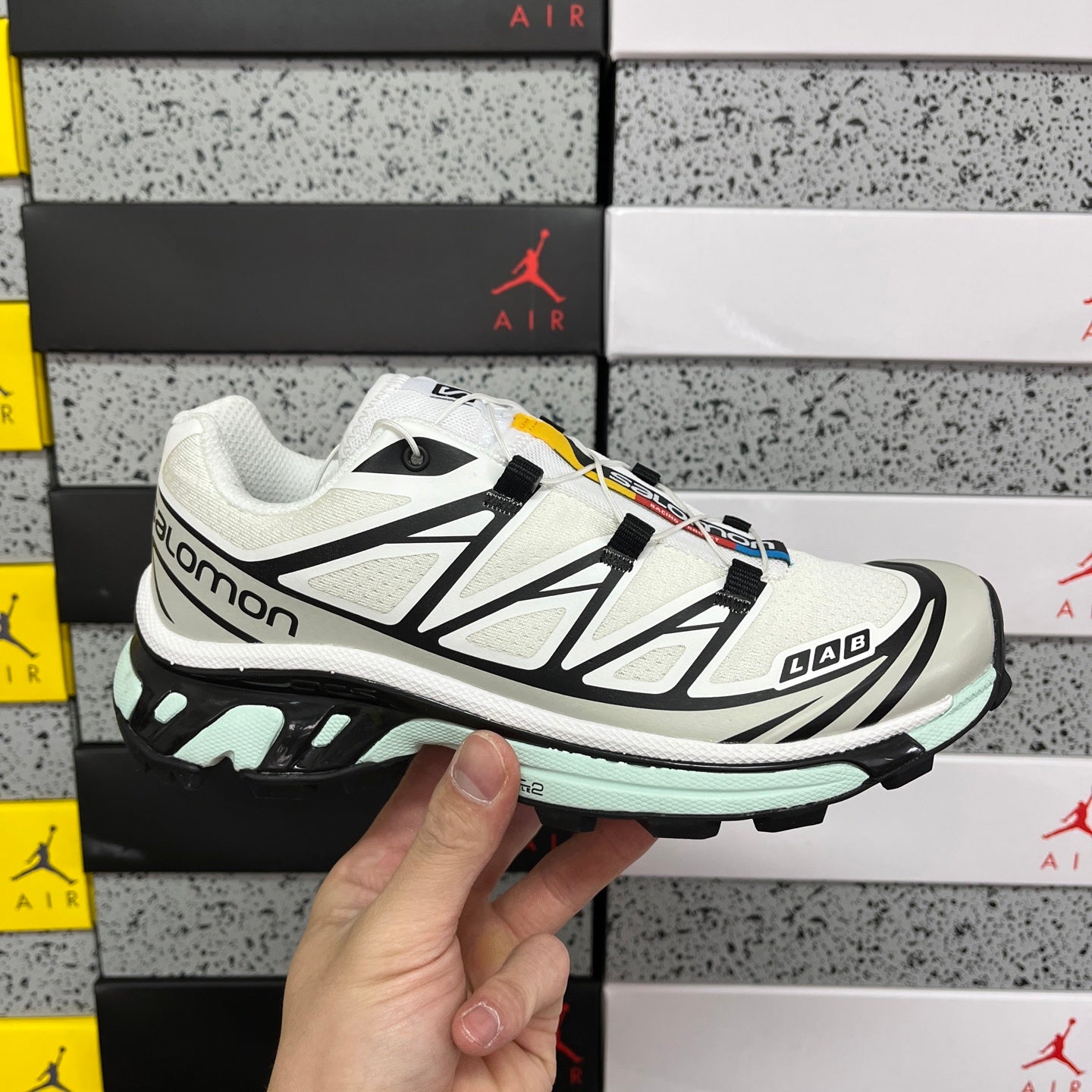 SALOMON-XT-6 'White Icy Morn'