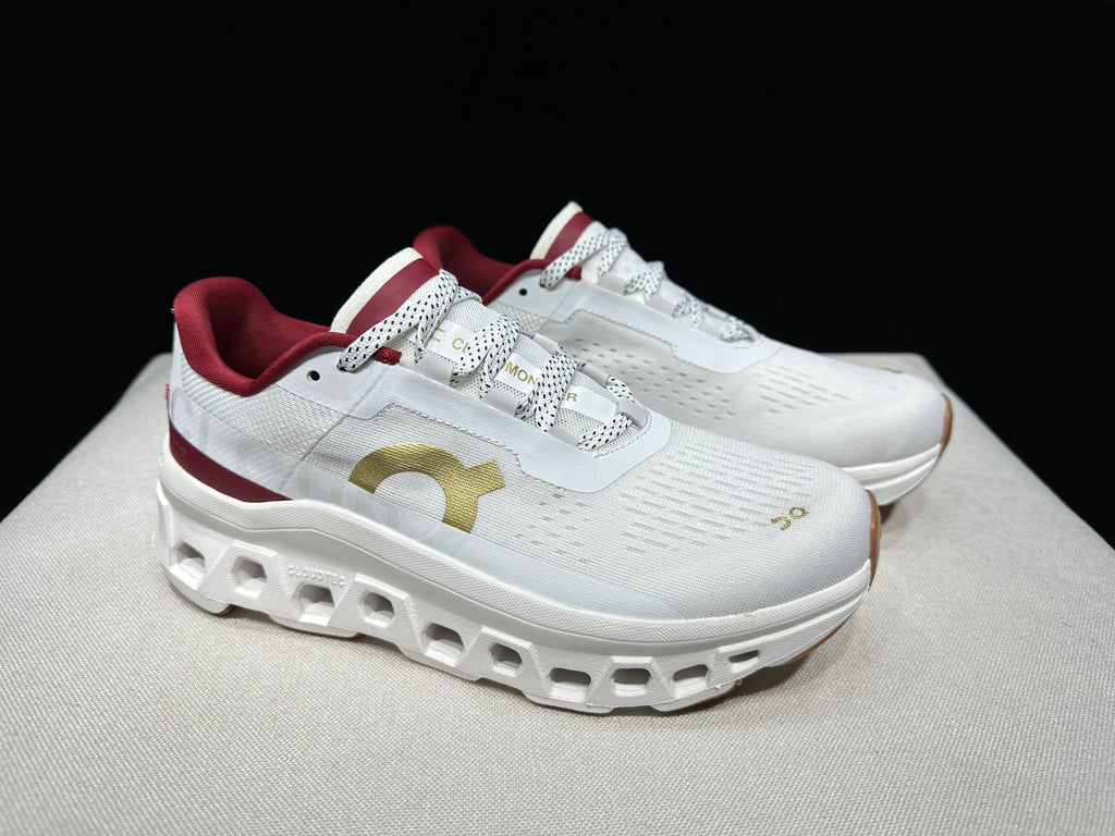 ON - Cloudmonster 'Red | Gold'