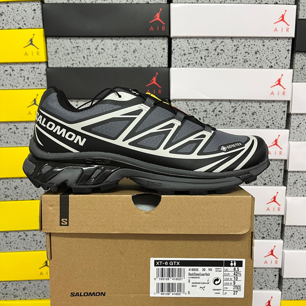 SALOMON-XT-6 Gore-Tex 'Black Ebony Lunar Rock'