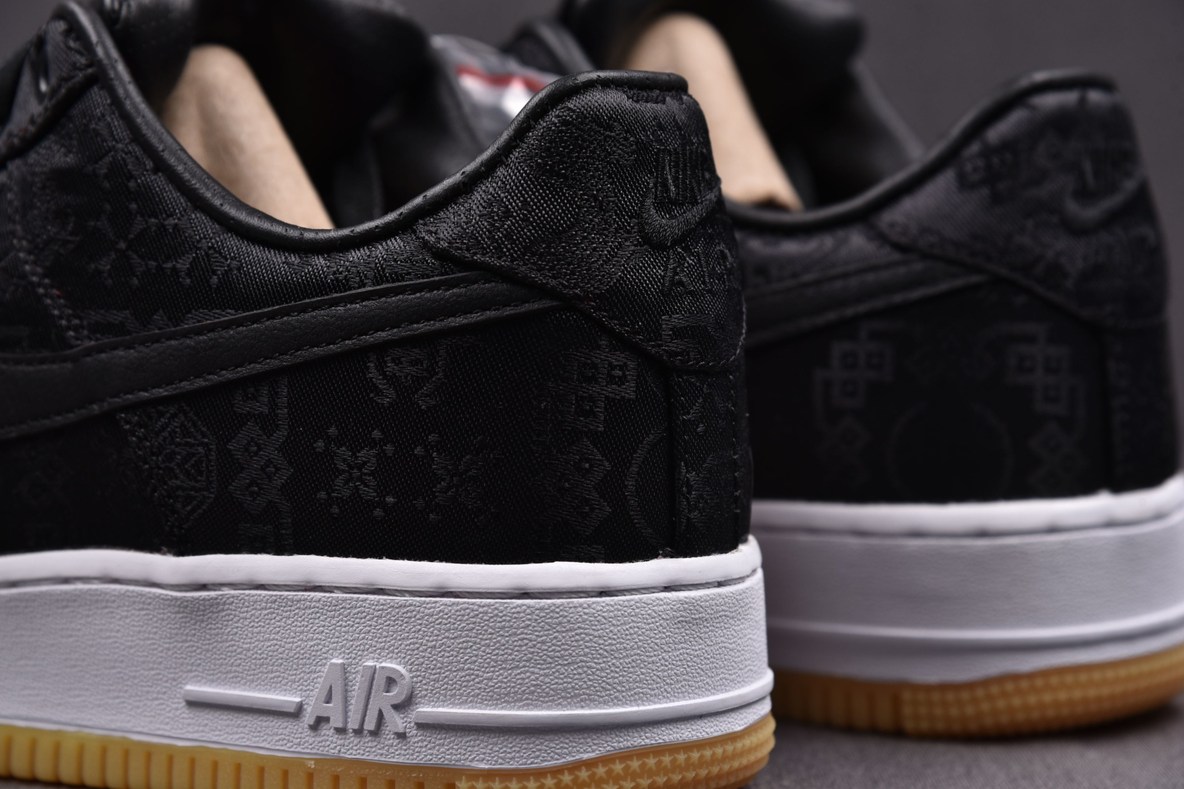Nike Air Force 1 Low x Fragment Design x CLOT 'Black Silk'