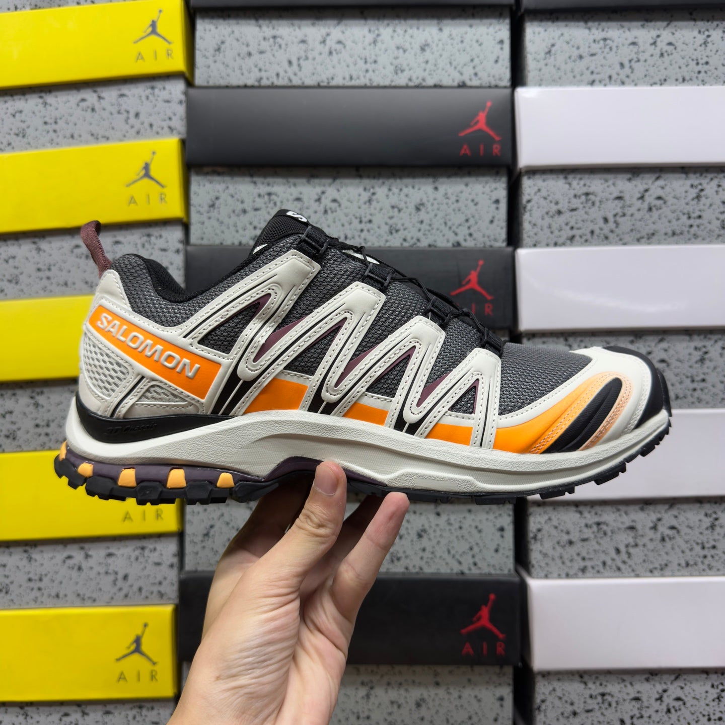 SALOMON-XA Pro 3D 'Icicle Turmeric Nocturne'