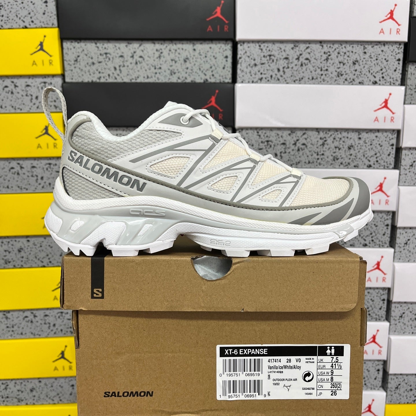 SALOMON-XT-6 Expanse 'Vanilla Ice White Alloy'