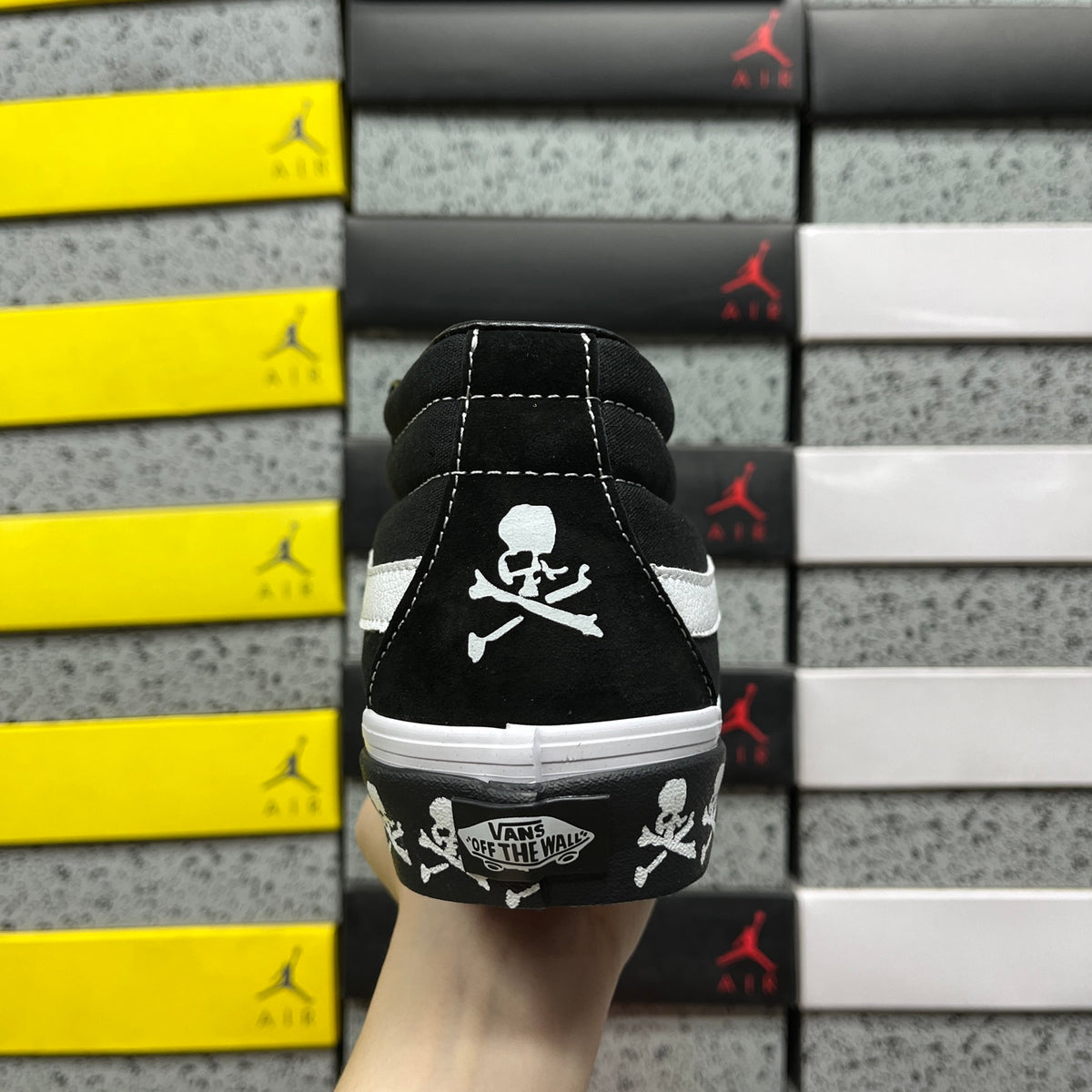 VANS SK8-MID BLACK WHITE