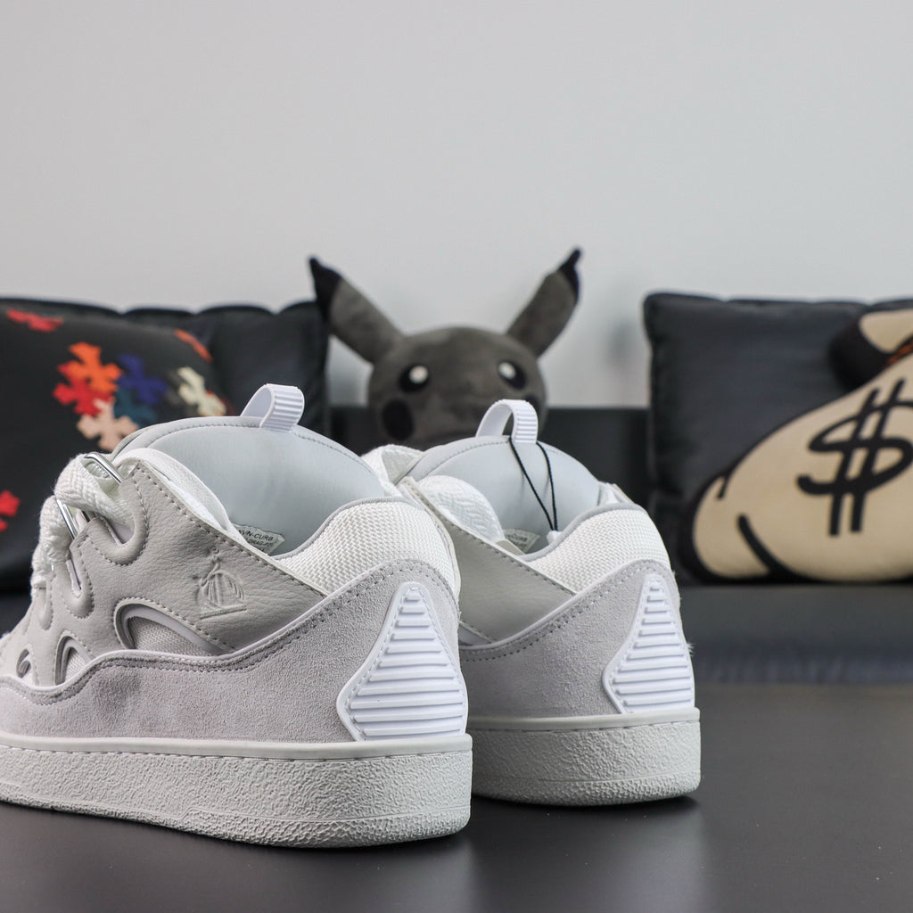 LANVIN CURB SNEAKER TRIPLE WHITE