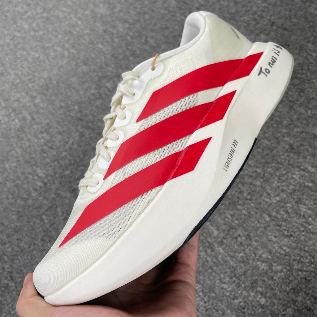 adidas Adizero Evo SL Off White / Better Scarlet / Core Black