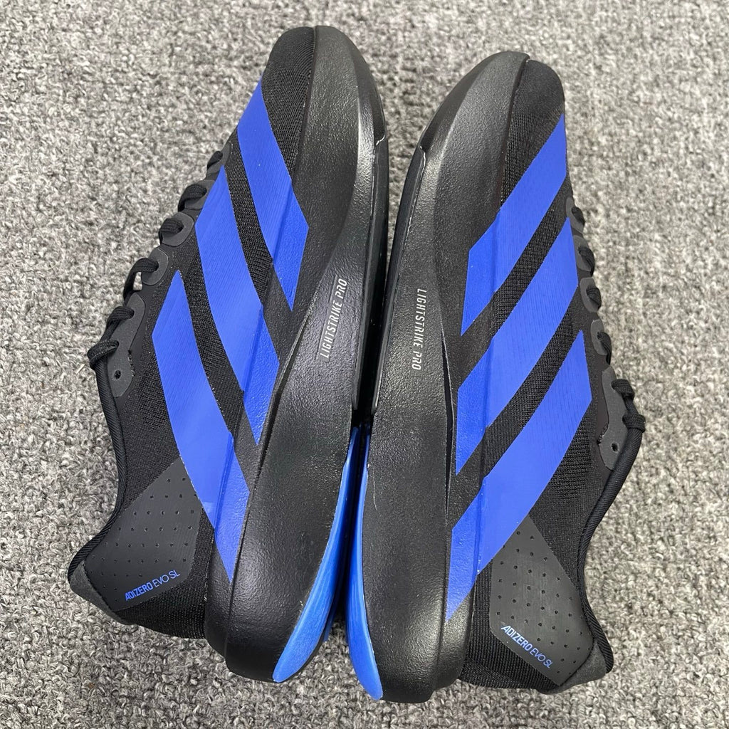 adidas Adizero Evo SL Core Black / Lucid Ray Blue