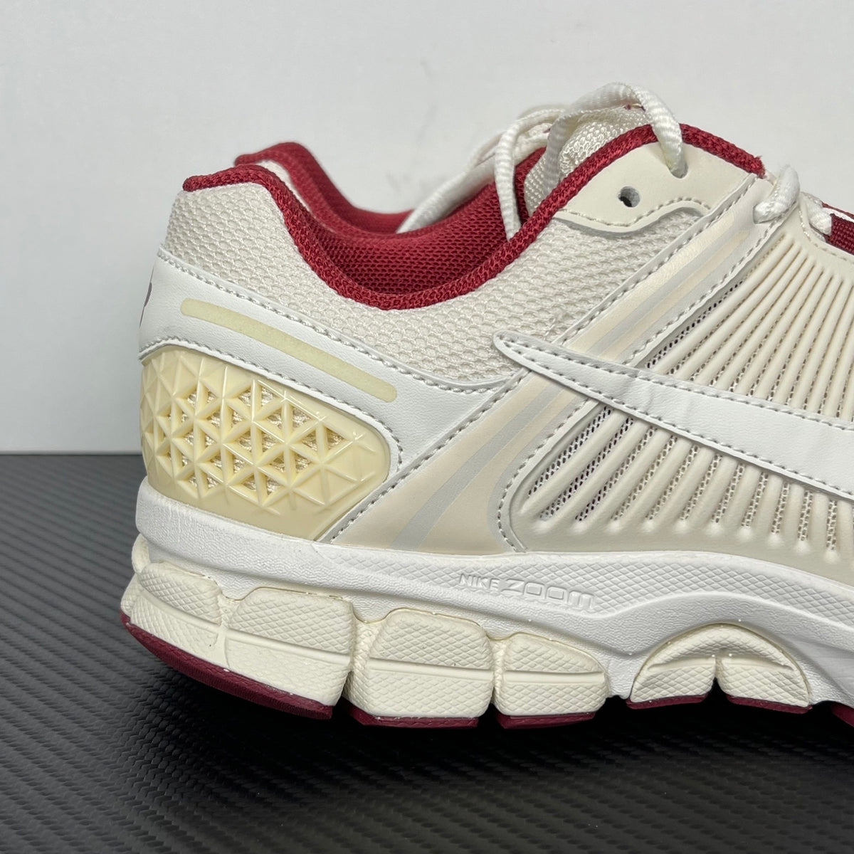 NIKE AIR ZOOM VOMERO 5 "Valentine's Day" Coconut Milk, White, Dragon Red, and Soft Pink