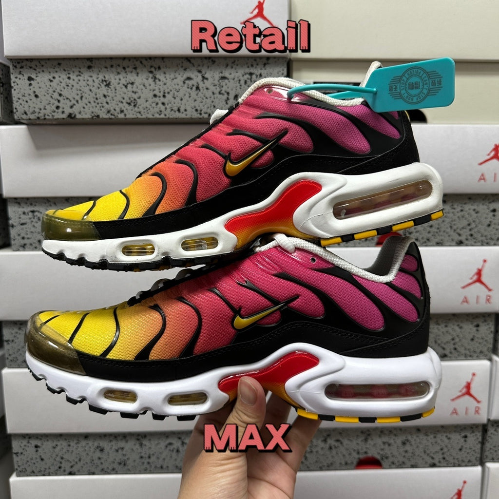 NIKE AIR MAX PLUS Yellow Pink Gradient