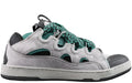 LANVIN CURB SNEAKER grey, dark green, and pink