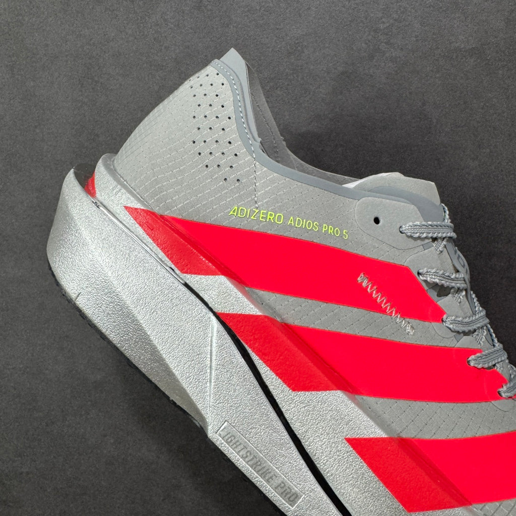 Adidas Adizero Adios Pro 5 Grey Two / Lucid Red / Grey
