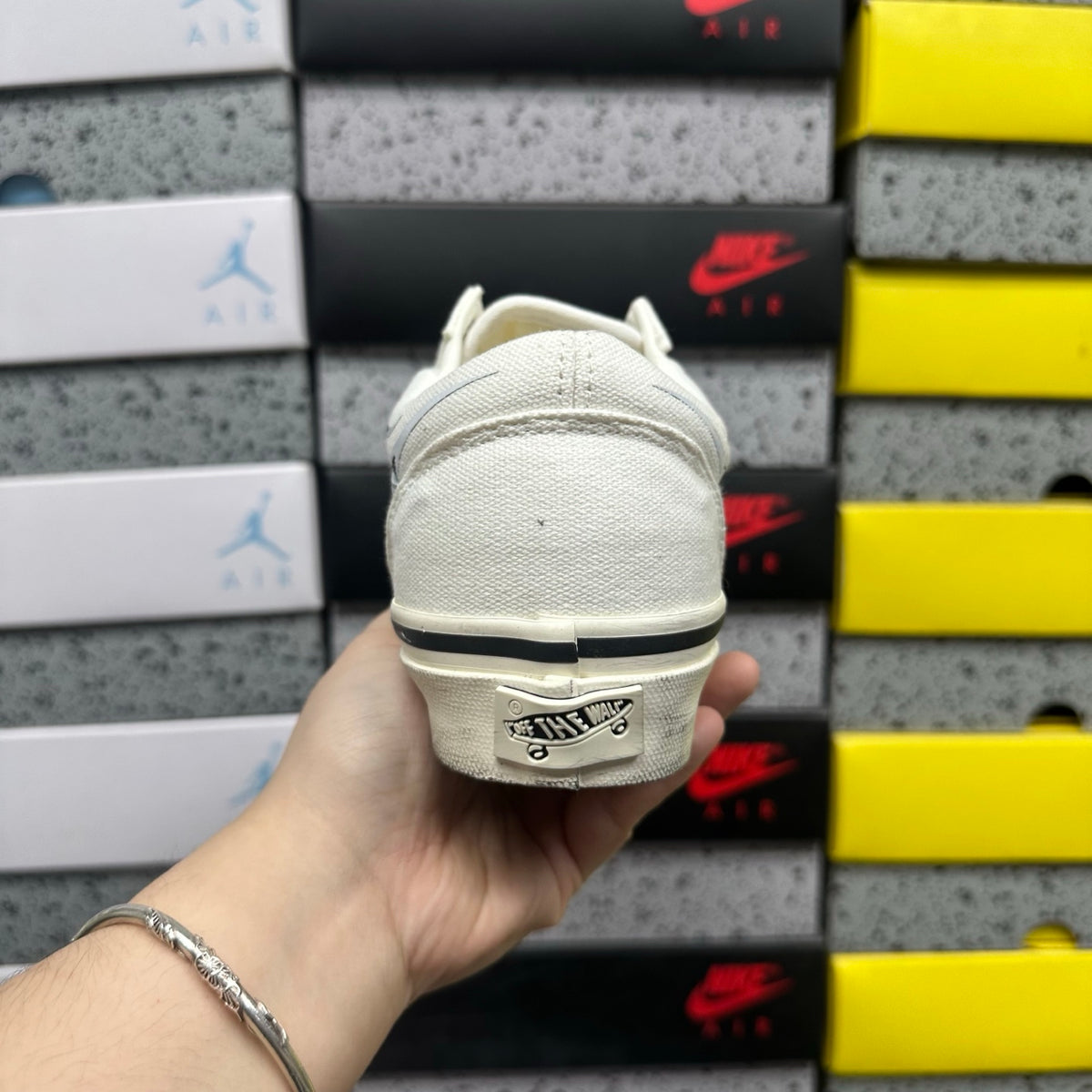 VANS OLD SKOOL ARCHIVE FLAME BEIGE WHITE
