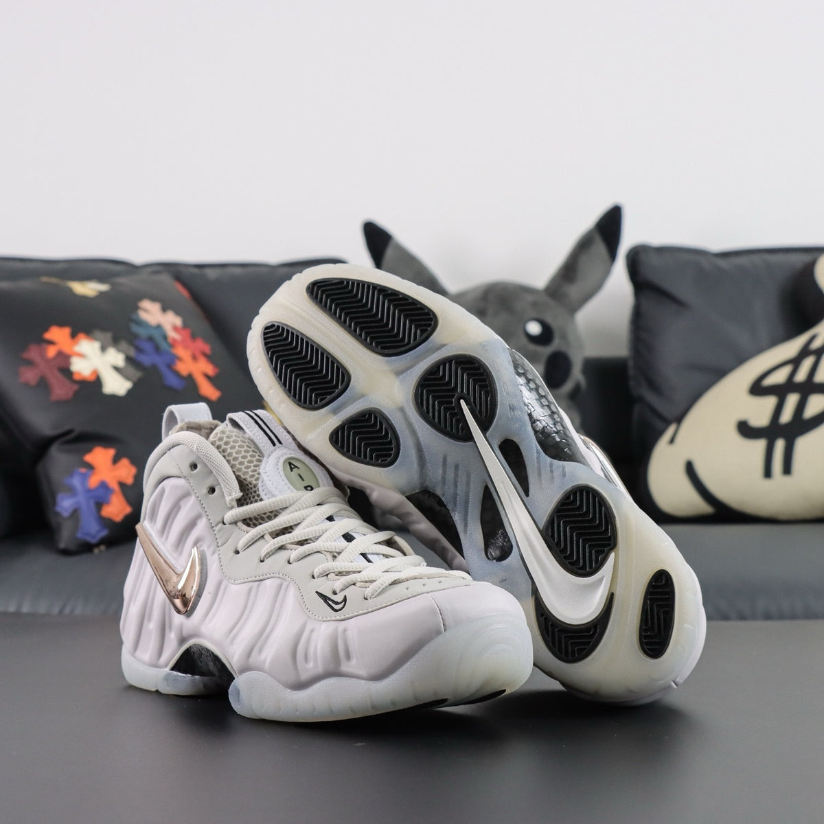 NIKE AIR  Foamposite Vast Grey / Black