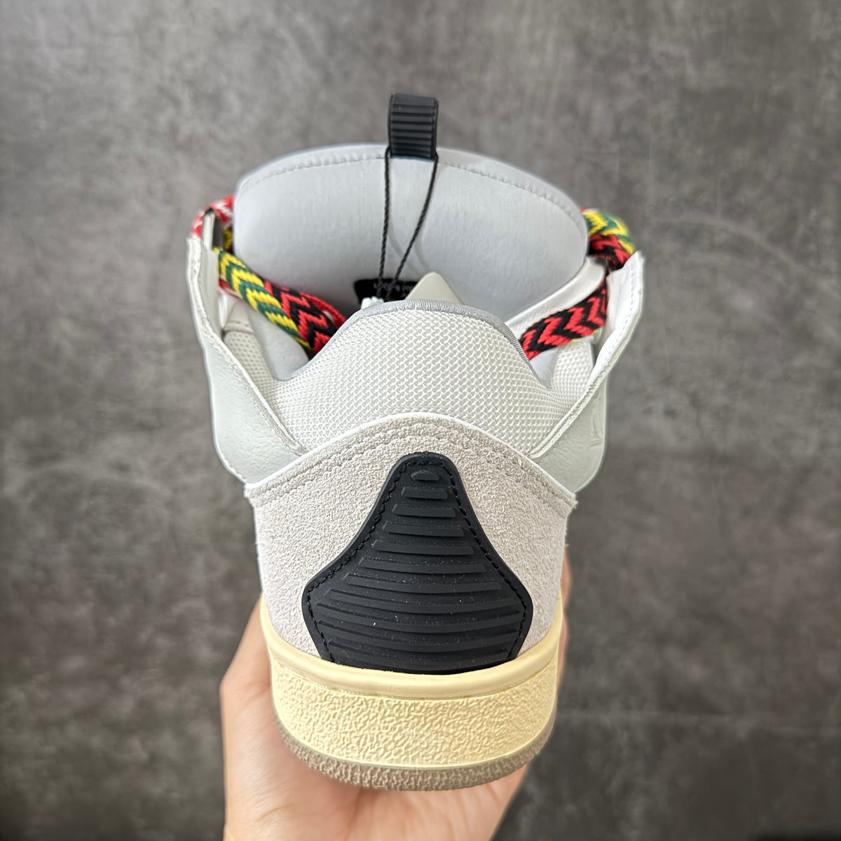 LANVIN CURB SNEAKER white and multi-colorway, inspired by 1990s