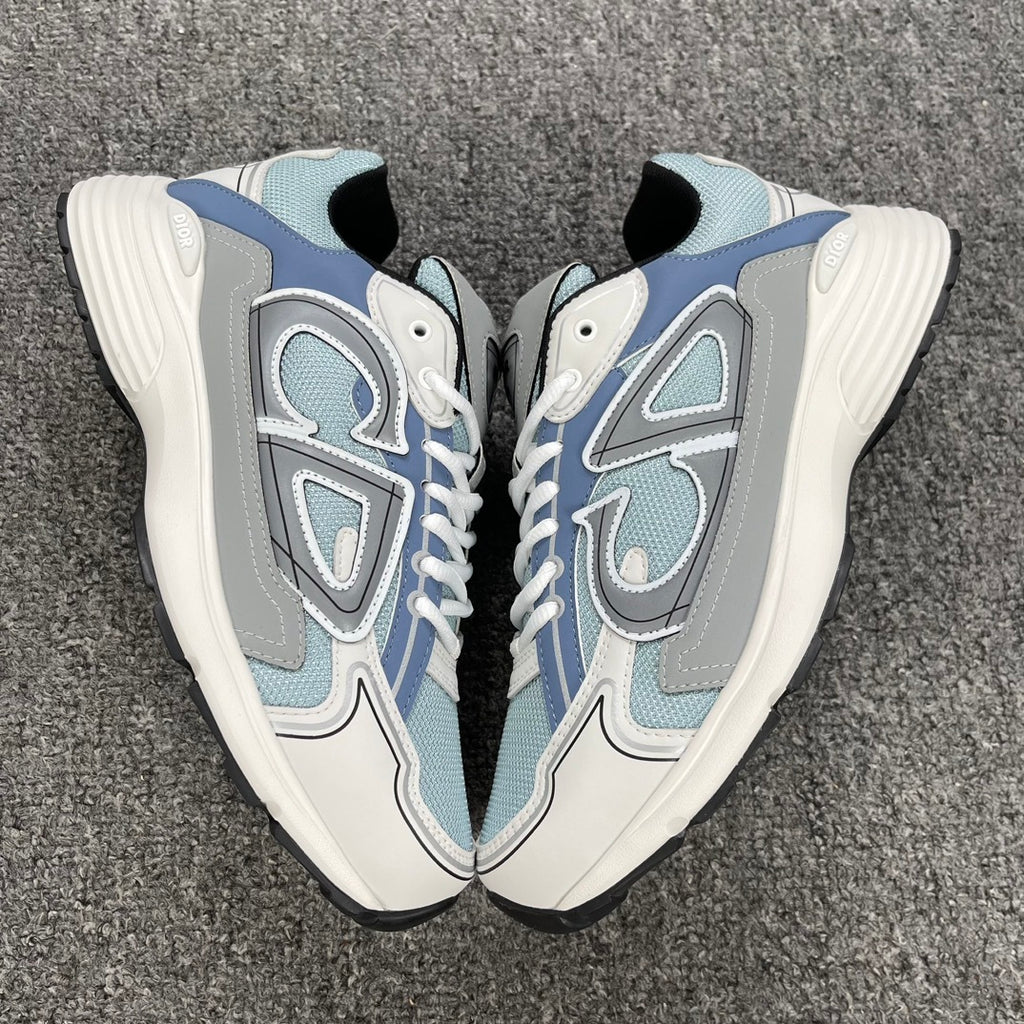 DIOR B30 SNEAKER Countdown light blue, gray, and white