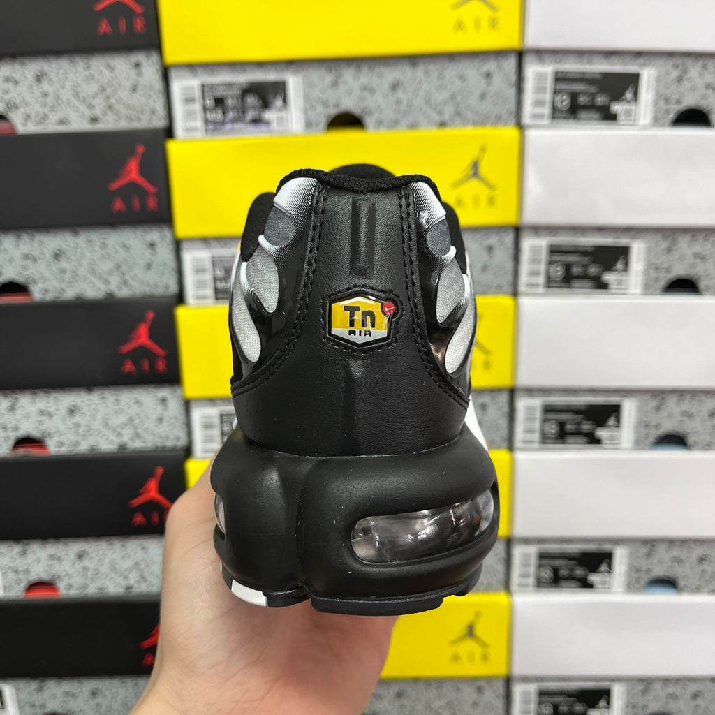 NIKE AIR MAX PLUS Black Silver White