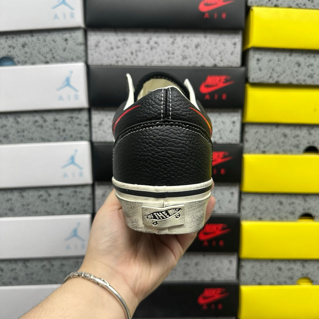 VANS OLD SKOOL ARCHIVE FLAME BLACK WHITE