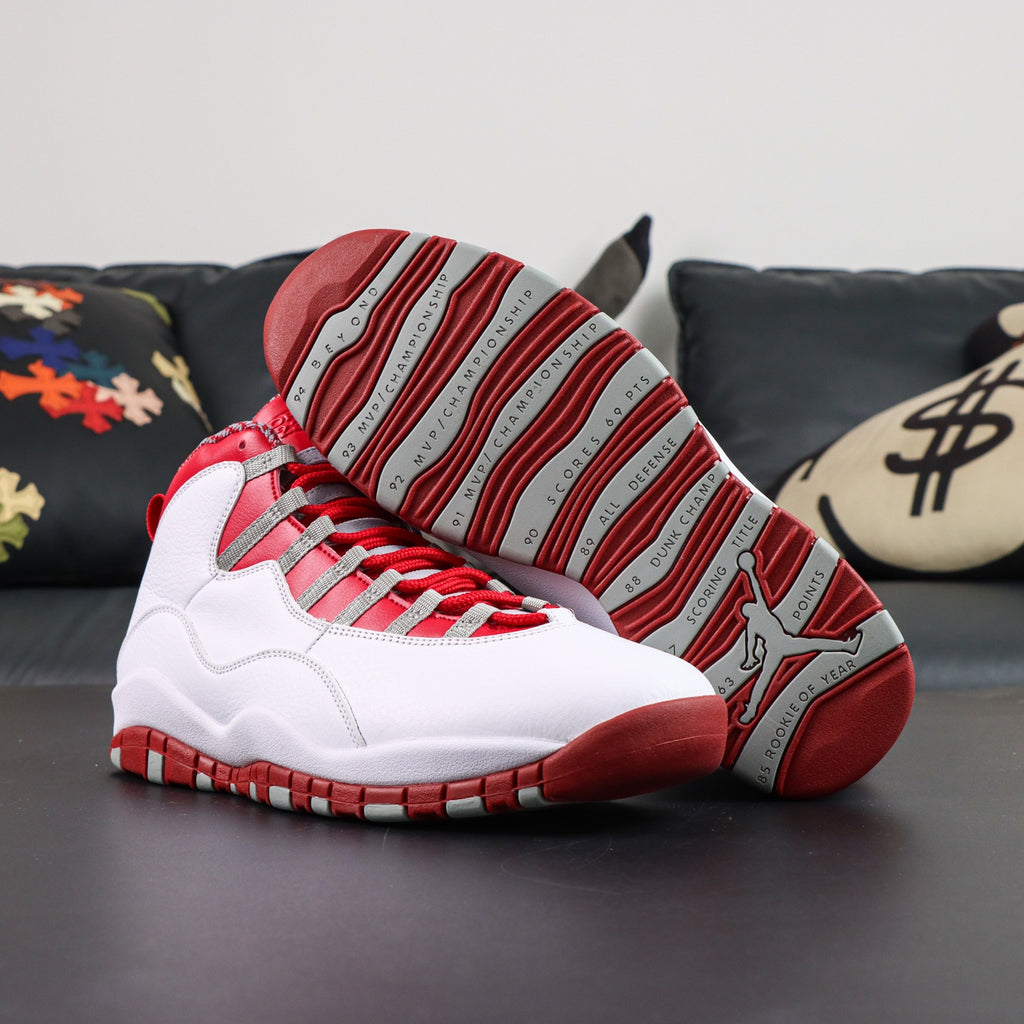 Jordan 10 Retro 'Red Steel'